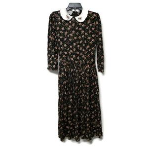 VTG Passports of Pier 1 Imports floral print dress